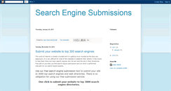 Desktop Screenshot of freesearchenginesubmissions1.blogspot.com