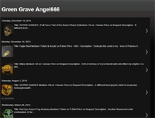 Tablet Screenshot of greengraveangel666.blogspot.com