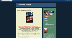 Desktop Screenshot of crossroadsexcerpts.blogspot.com