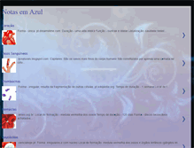 Tablet Screenshot of notasemazul.blogspot.com