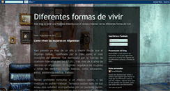 Desktop Screenshot of diferentesformasdevivir.blogspot.com