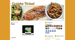 Desktop Screenshot of cozinhavirtual.blogspot.com