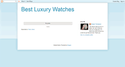 Desktop Screenshot of bestluxurywatch.blogspot.com