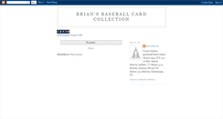 Desktop Screenshot of basballcardcollection.blogspot.com