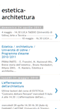 Mobile Screenshot of estetica-architettura.blogspot.com