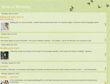 Tablet Screenshot of mistsofmorning.blogspot.com