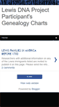 Mobile Screenshot of lewis-genealogy-charts.blogspot.com
