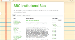 Desktop Screenshot of bbcinstitutionalbias.blogspot.com