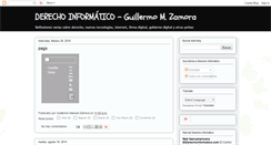 Desktop Screenshot of derechoinformatico.blogspot.com