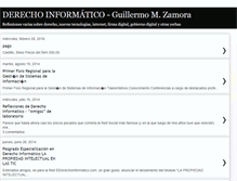Tablet Screenshot of derechoinformatico.blogspot.com