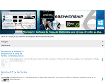 Tablet Screenshot of easyworshipbrasil.blogspot.com