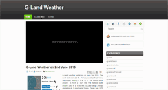 Desktop Screenshot of g-land-weather.blogspot.com