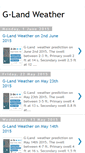 Mobile Screenshot of g-land-weather.blogspot.com