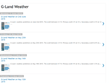 Tablet Screenshot of g-land-weather.blogspot.com