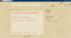Desktop Screenshot of eltallerdelaribera.blogspot.com