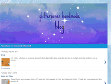 Tablet Screenshot of glitterbones.blogspot.com