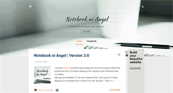 Desktop Screenshot of notebookniangel.blogspot.com