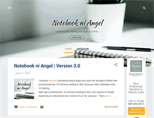 Tablet Screenshot of notebookniangel.blogspot.com