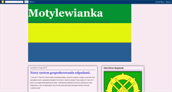 Desktop Screenshot of motylewianka.blogspot.com