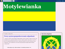 Tablet Screenshot of motylewianka.blogspot.com