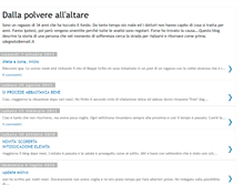 Tablet Screenshot of dallapolvereallaltare.blogspot.com