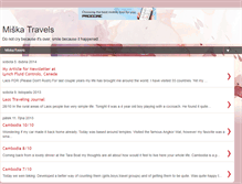 Tablet Screenshot of miska-travels.blogspot.com