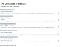 Tablet Screenshot of chronicles-of-richard.blogspot.com