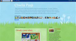 Desktop Screenshot of chwilapasji.blogspot.com