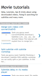 Mobile Screenshot of movietutorials.blogspot.com
