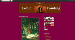 Desktop Screenshot of exotic-painting.blogspot.com