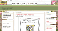 Desktop Screenshot of jeffersoncolibrary.blogspot.com