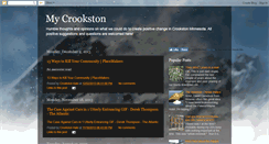 Desktop Screenshot of mycrookston.blogspot.com