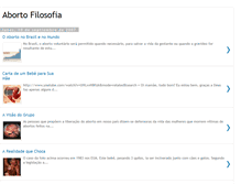 Tablet Screenshot of filosofiaaborto.blogspot.com