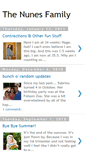 Mobile Screenshot of nunesfamilyclan.blogspot.com