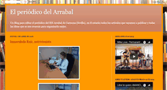 Desktop Screenshot of elperiodicodelarrabal.blogspot.com