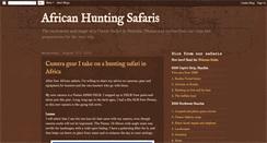 Desktop Screenshot of african-hunting-safaris.blogspot.com