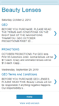 Mobile Screenshot of beauty-lenses.blogspot.com