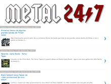 Tablet Screenshot of metal247.blogspot.com