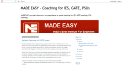Desktop Screenshot of madeeasyindia.blogspot.com