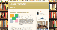 Desktop Screenshot of komputerbelajar.blogspot.com