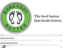 Tablet Screenshot of barefootbutter.blogspot.com