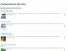 Tablet Screenshot of contaminaciondelairelp.blogspot.com