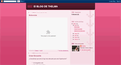 Desktop Screenshot of elblogdethelma.blogspot.com