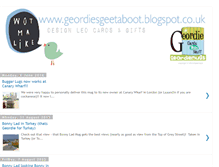 Tablet Screenshot of geordiesgeetaboot.blogspot.com