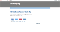 Desktop Screenshot of intrstngblog.blogspot.com
