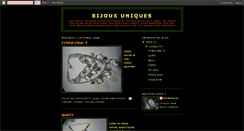 Desktop Screenshot of bijoux-uniques.blogspot.com