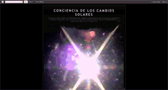 Desktop Screenshot of concienciadeloscambiossolares.blogspot.com