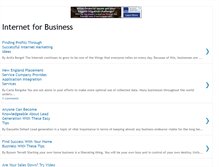 Tablet Screenshot of net-for-business.blogspot.com