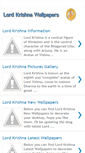 Mobile Screenshot of lordkrishna-site.blogspot.com