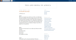 Desktop Screenshot of monaandtedinafrica.blogspot.com